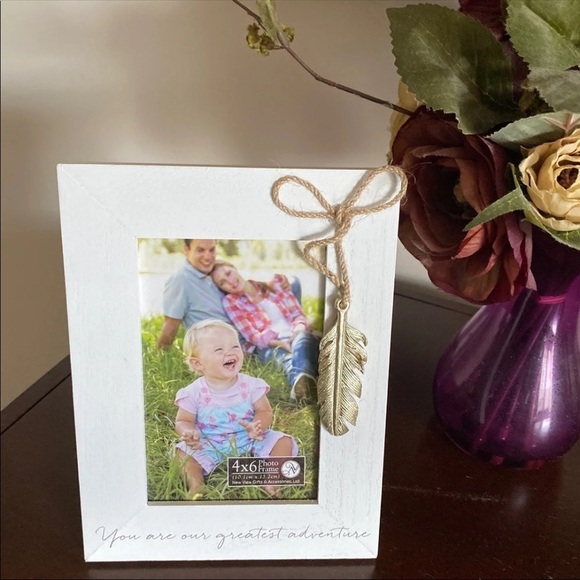 15/ NWT YOU ARE OUR GREATEST ADVENTURE PHOTO FRAME - Picture 1 of 5
